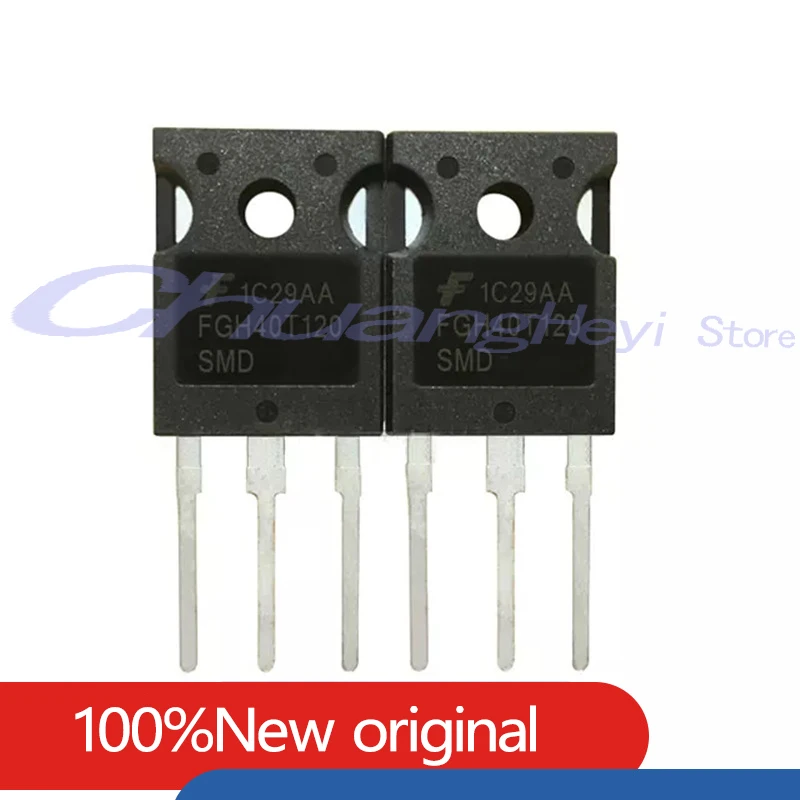 

10PCS Original Bulk New Imported FGH40T120SMD FGH40T120 TO-247 IGBT 40A 1200V Inverter Welding Machine 40T120 40T120SMD