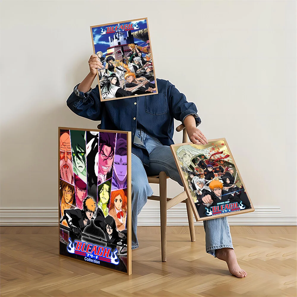 Аниме Bleach Movie липкие постеры необычные стикеры на стену для украшения гостиной