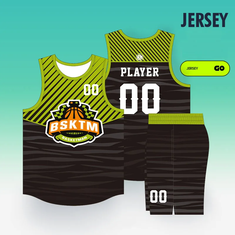 

Basketball Sets For Men Full Sublimation Customizable Team Player Name Number Logo Printed Jerseys Shorts Quickly Dry Tracksuits