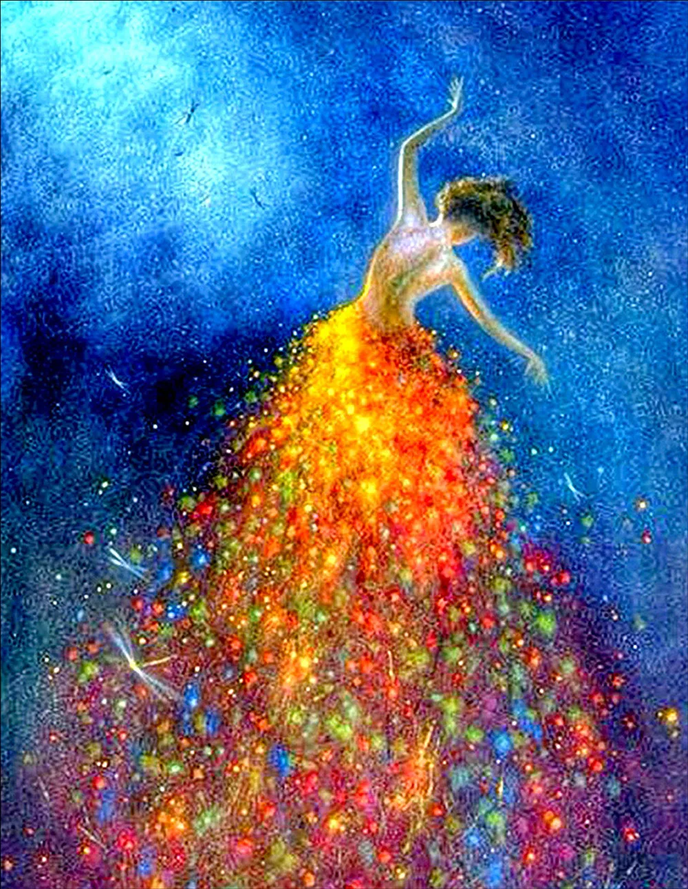 

4195Ann-Tulip diy digital oil painting oil painting acrylic flower painting explosion hand-filled landscape painting