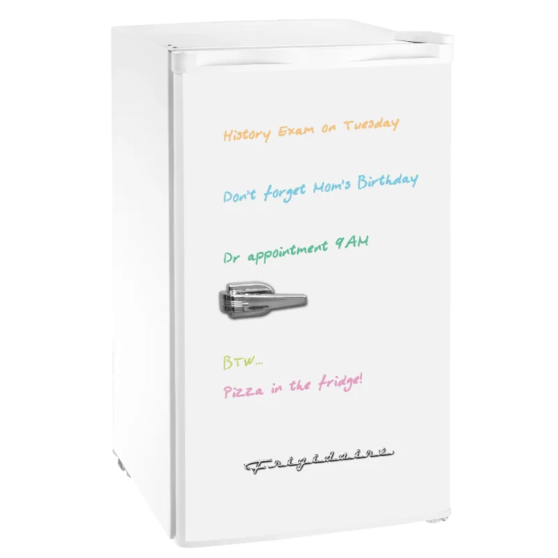 

Frigidaire 3.2 Cu Ft. Retro Dry Erase Compact Fridge EFR331, White