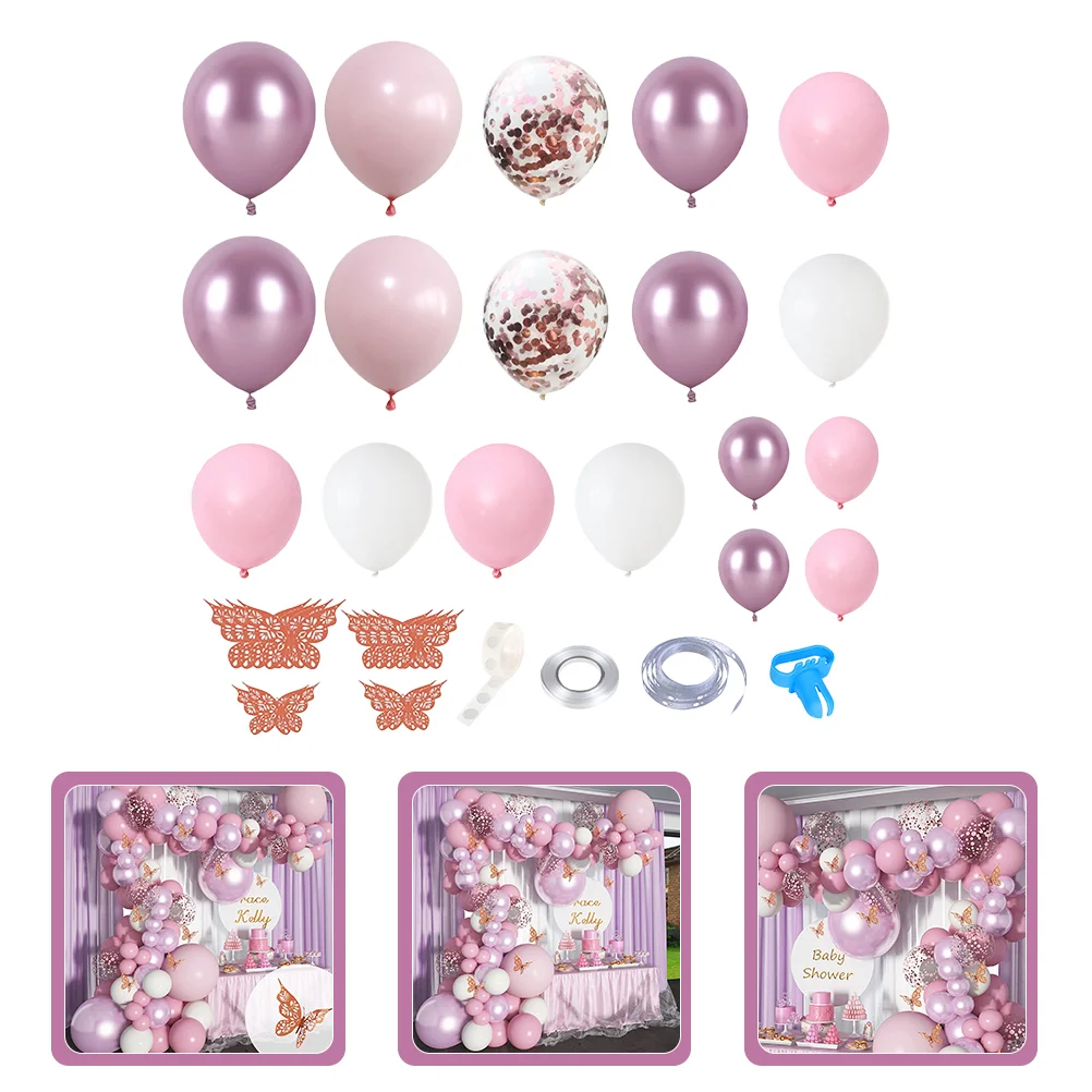 

1 Set Balloons Butterflies Theme Party Layout Balloons Party Supplies for Wedding Theme Party Baby Shower