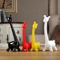 home decoration accessories giraffe furnishings modern minimalist home ceramic ornaments cute gifts living room wine rack