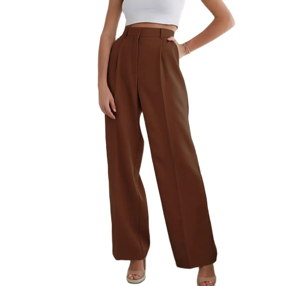 

Amandina Luxe Regular-Fit High Rise Waist Wide Leg Pants Women Formal Trousers
