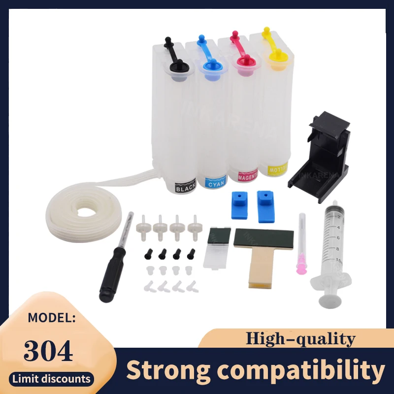 

Чернильная система для принтера HP 304 HP 304 XL Envy 5010 5020 5030 5032 5034 Deskjet 2632 2630 2620 3720 3721 3723