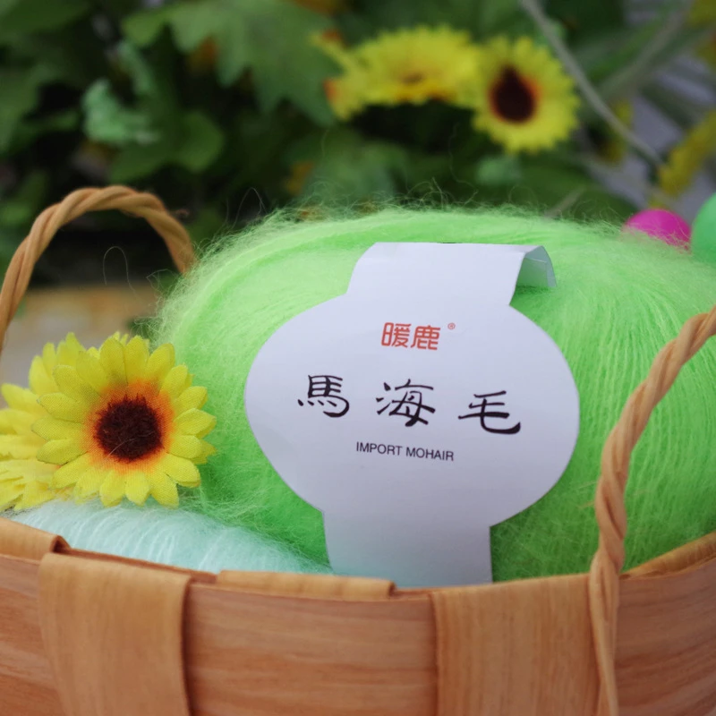 25 г/клубок мягкая акриловая мохеровая пряжа плюшевый кашемир Ручное шитье