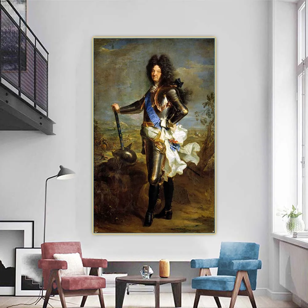 Гиацинт Райгуд &quotПортрет французского короля Луи XIV&quot Холст Картина маслом