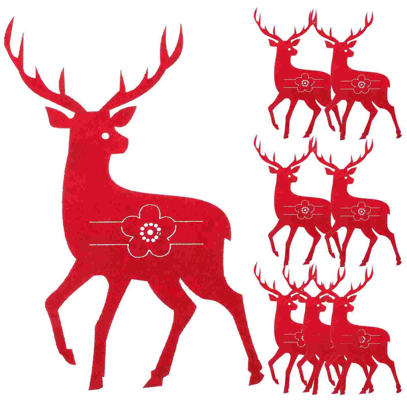 

Christmas Tableware Holder Silverware Bag Holders Decor Cutlerytable Elk Bags Flatware Party Cover Dinner Utensil Pockets