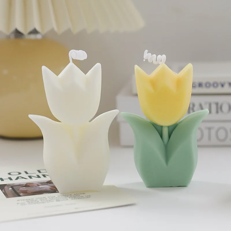 

Korea ins tulip flower scented candles home decorative centerpiece aromatic candles Valentine's Day gifts wedding souvenirs