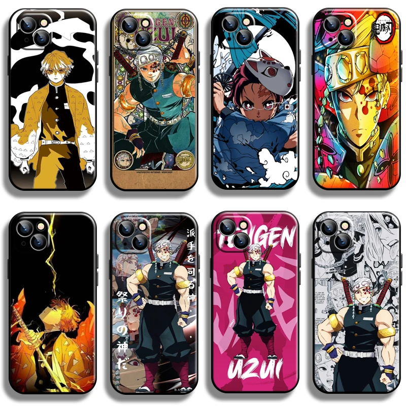 

Demon Slayer Uzui Tengen For Apple iPhone 13 12 11 Pro 13 12 Mini X XR XS Max 5 6 6S 7 8 Plus SE2020 Phone Case Coque Back