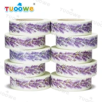 new 10pcslot 15mm x 10m lavender wreath watercolor scrapbook paper masking adhesive washi tape washi tape set designer mask