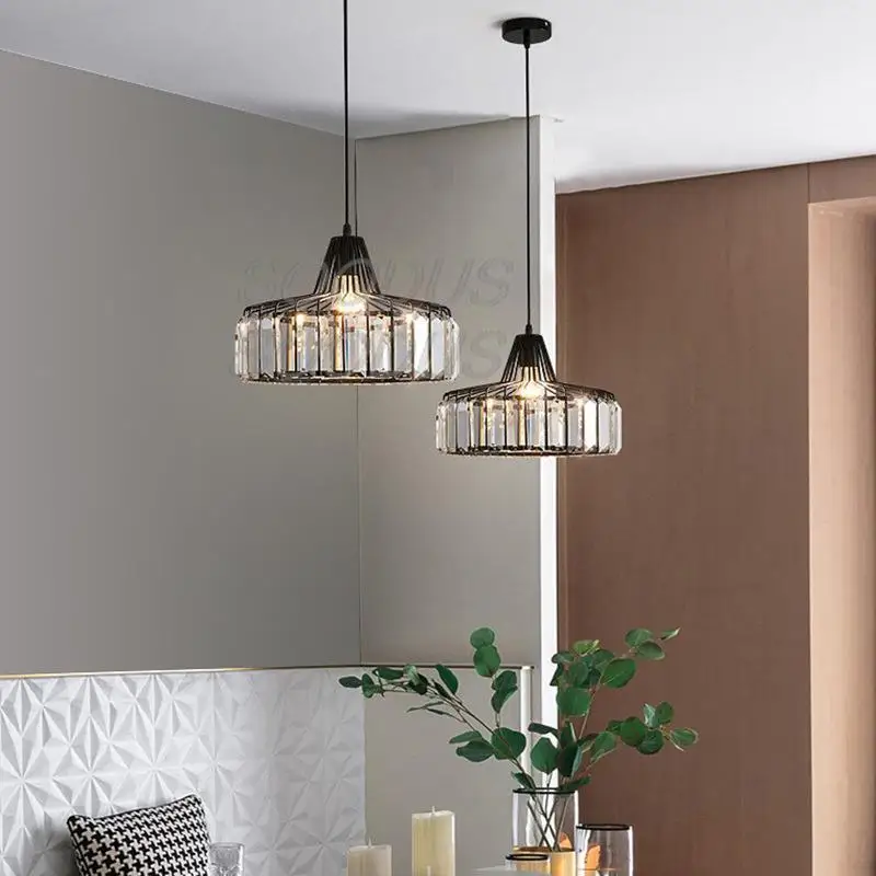 

Modern Led Chandelier Small Creative Restaurant Balcony Bedside Cabinet Pendant Light Aisle Bedroom Bedside Coffee Table Dining