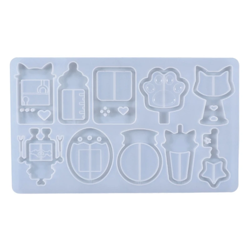 

Quicksand Shaker Crystal Epoxy Resin Mold Hanging Pendant Jewelry Silicone Mould