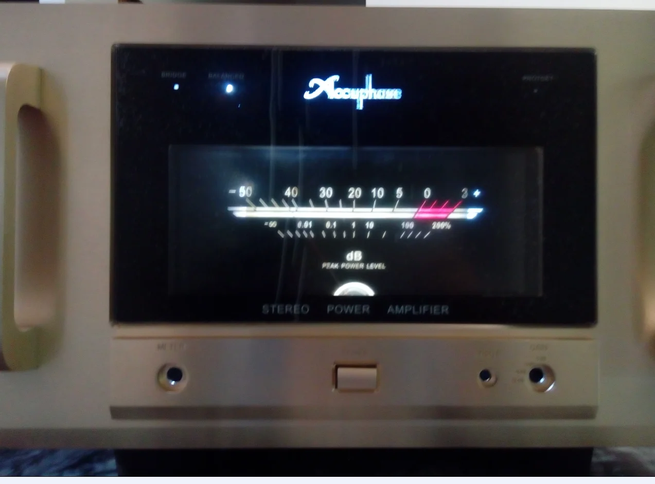 

2022 New Accuphase 7100 With Meter Uv Meter Level Meter Class A Power Amplifier Chassis Size:l480*w450*h260 Mm