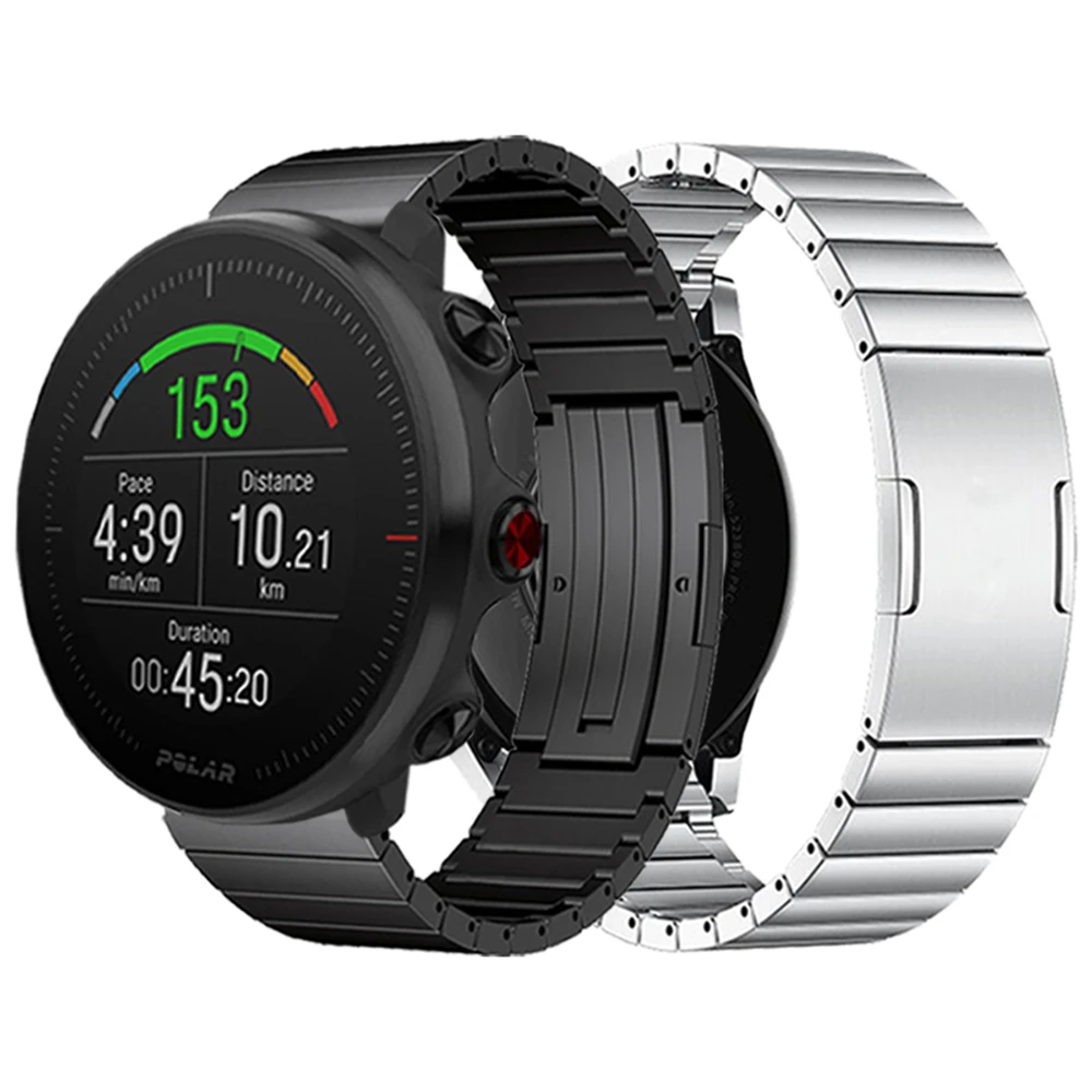 

Ремешок титановый для POLAR Vantage M M2, металлический сменный Браслет для наручных часов POLAR Grit X Pro, 22 мм