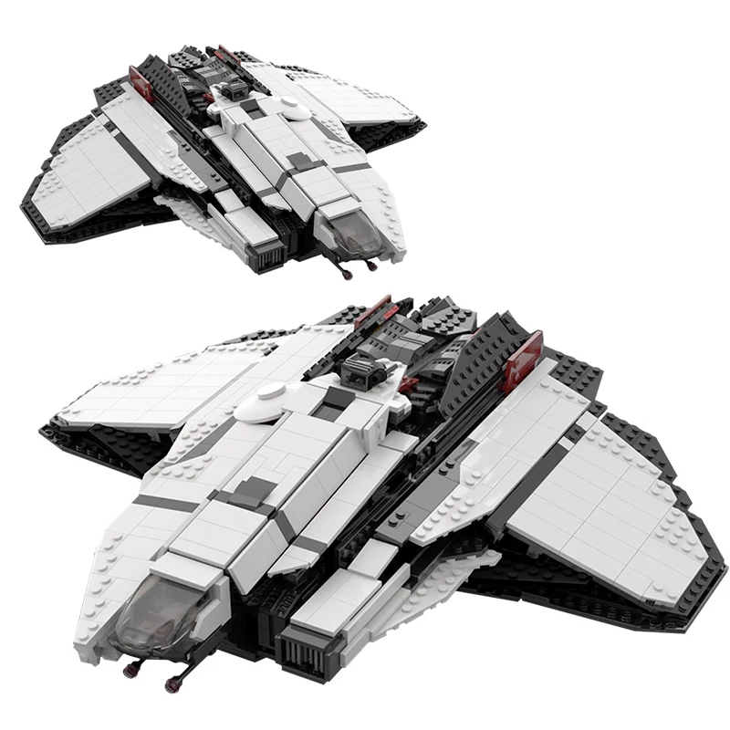 

MOC Space Wars Crusaders Mercury Starwalker Fighter Building Blocks Set Aircraft Simulation Model Toys For Children Xmas Gifts