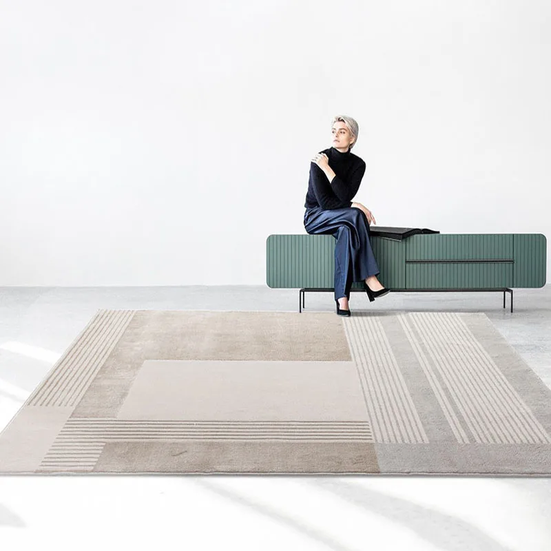 

Modern Livingroom Light Luxury Home Bedroom Large Thick Area Rug Nordic Carpet Study Coffee Mat Sofa Table Floor