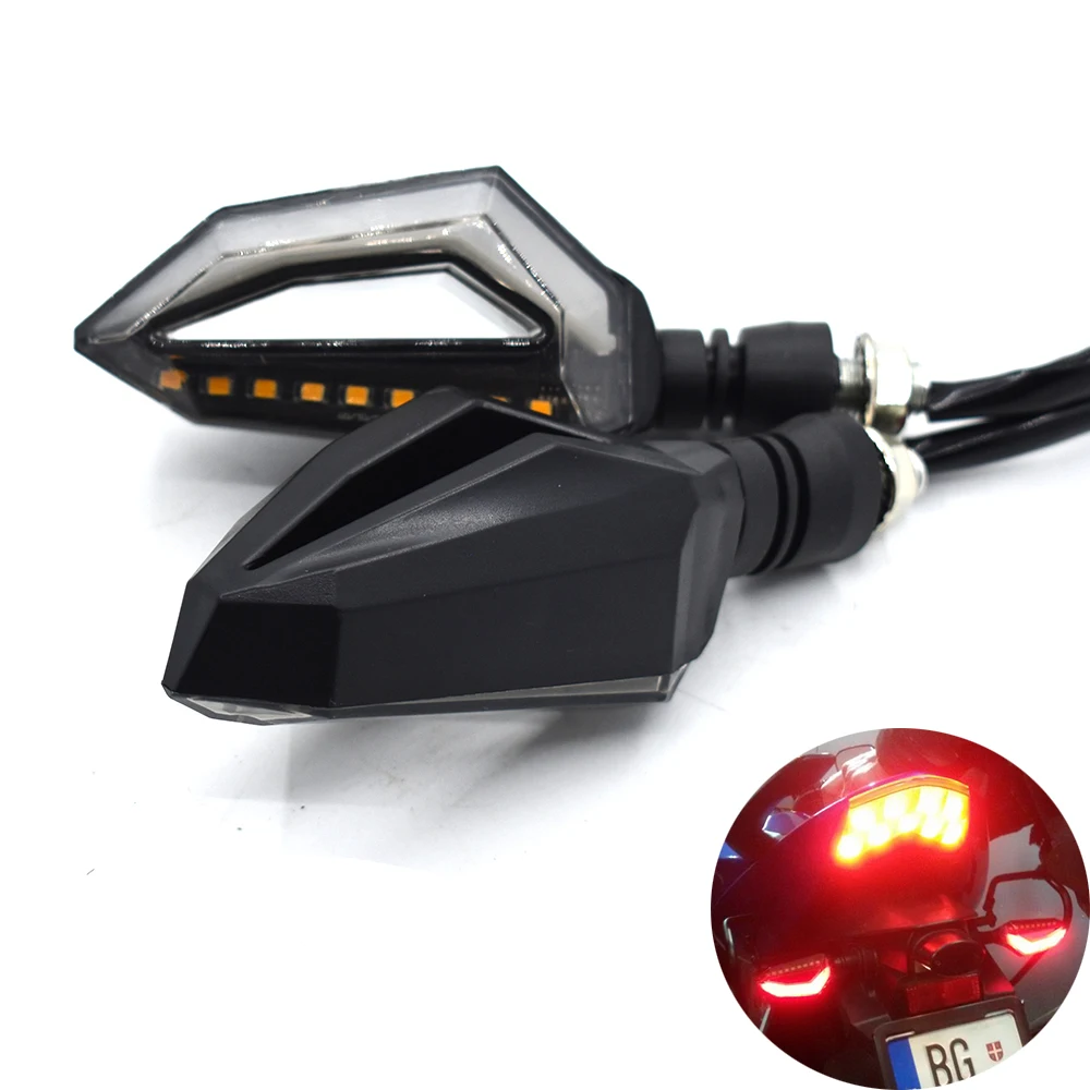 

Universal Motorcycle Led Tail Light Turn Signal Light For Yamaha MT-07 MT-09 XMAX TMAX R1 R6 R3 R15 For KAWASAKI Z800 Z900 Z1000