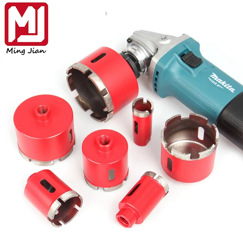 

Бесплатная доставка, 6-120 мм, M14, для спекания, быстрорежущая пила для отверстий, Буры для Marmer, гранита, Steen, керамическое сверление бетона