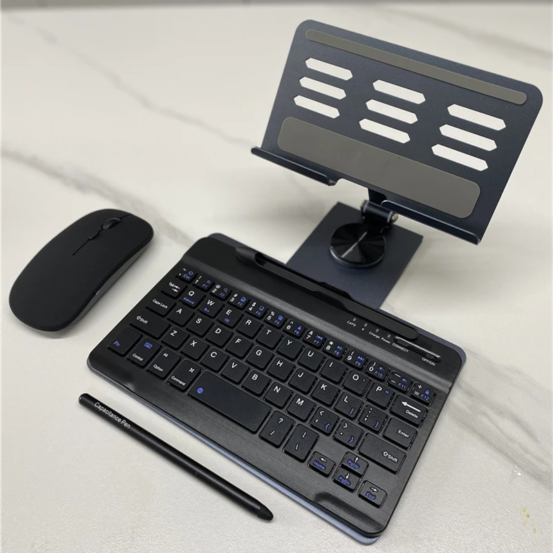 for Samsung Galaxy Z Fold 4 Wireless Keyboard Case with Handwriting Pen & BT Mouse For Fold 3 360 ° Rotating Folding Bracket Kit