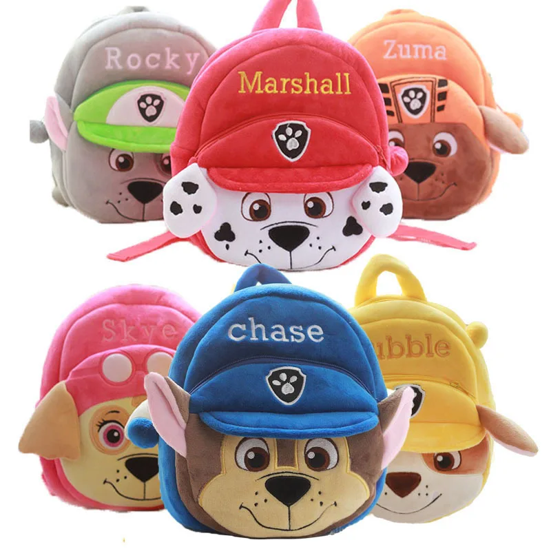 

Paw Patrol Style Children's School Bags Soft Fabric With Large Capacity Paw Patrol Design Backpack Lovely Mother Package
