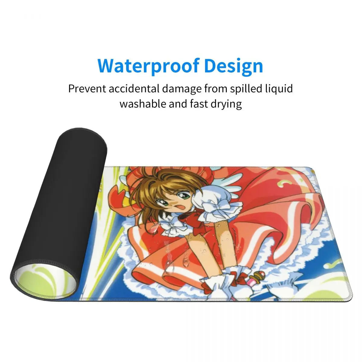 Большой коврик для мыши игры в Сакуру компьютерный офиса и ноутбука Maiya с аниме