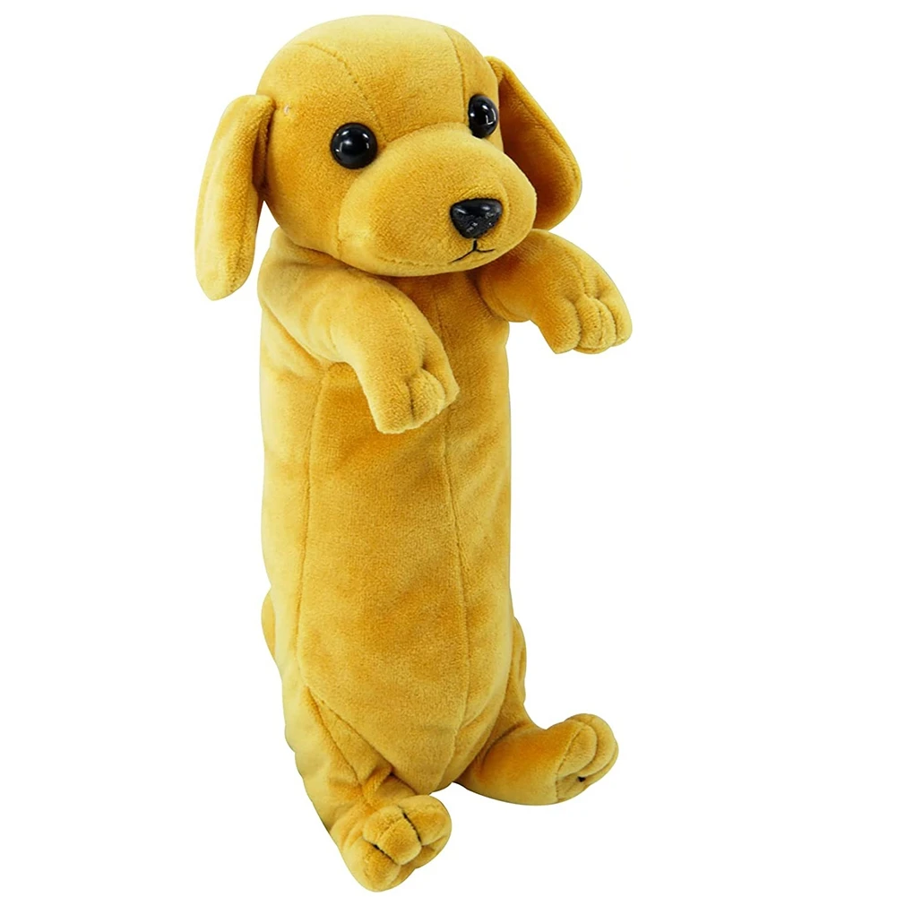 

Чехол для карандашей, милый чехол для карандаша с собакой, 3D плюшевые животные, школьные принадлежности, сумка для хранения, сумка, плюшевая ...