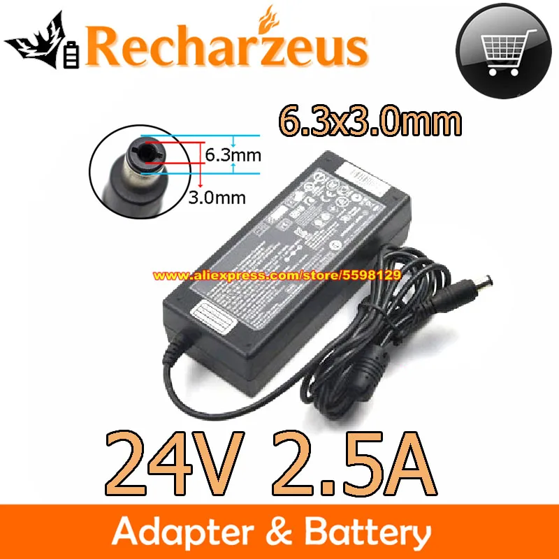 

Genuine For Zebra GX420D GX420T GK420T GK420D Adapter 24V 2.5A 60W FSP060-RPAC P1076000-006 P1028888-001 P1029999 Power Supply