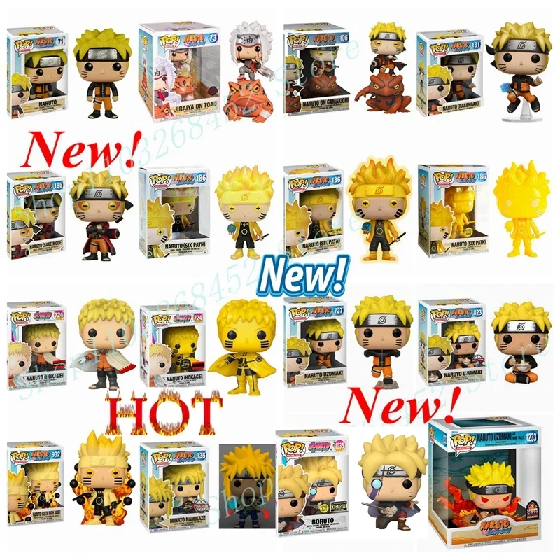 Экшн-фигурки Funko Pop Narutos Коллекция #71 #73 #106 #181 #185 186 671 724 727 #823 #932 #935 #1035