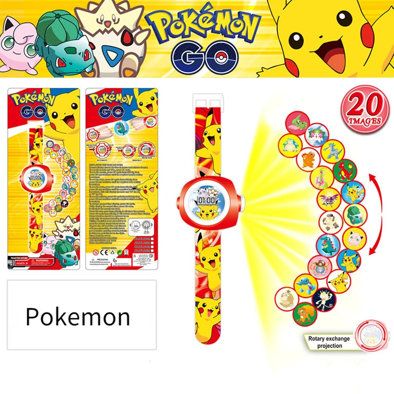

Японская мультяшная детская имитация камеры Pokemon проекция Пикачу светящиеся игрушки рождественские подарки