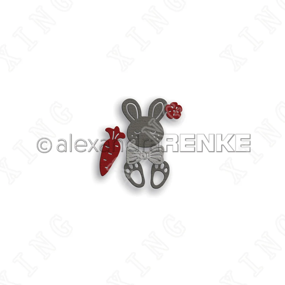 

Rabbit's Head New Arrvial Metal Cutting Dies Scrapbook Diary Decoration Stencil Embossing Template Diy Greeting Card Handmade