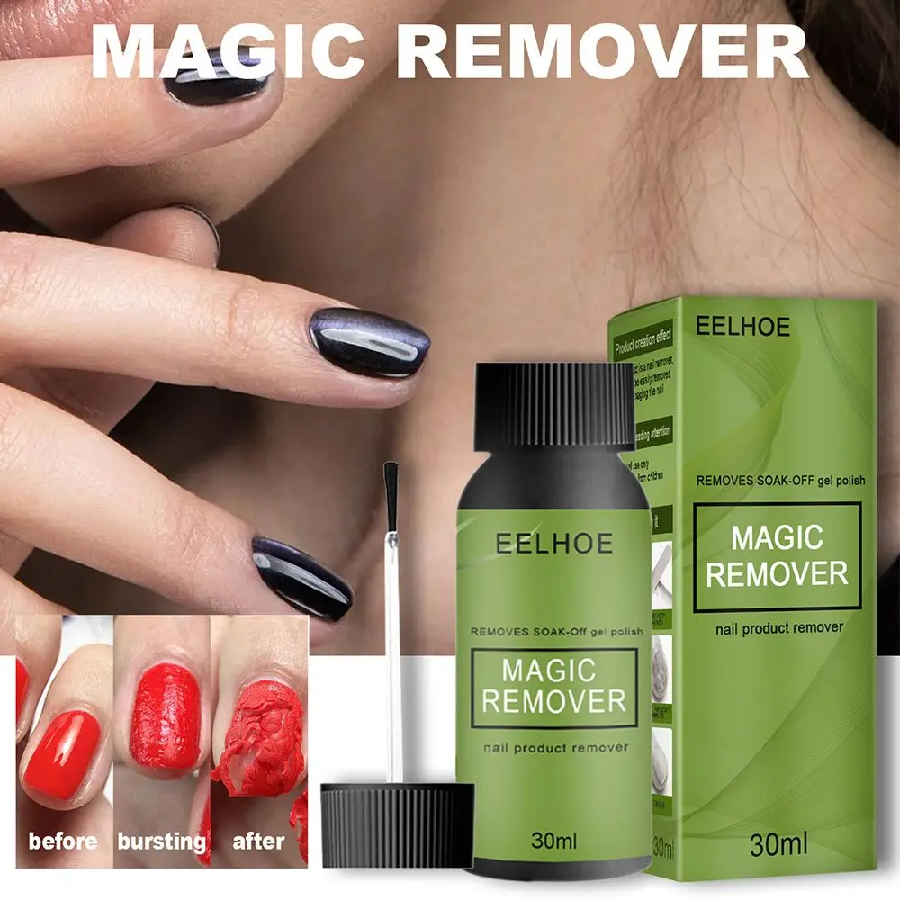 

30ml Magic Nail Enamel Remover Soak Off Primer Cleaner Nail Degreaser Cleaner Semi-permanent Nail Remover Beauty Manicure Tool