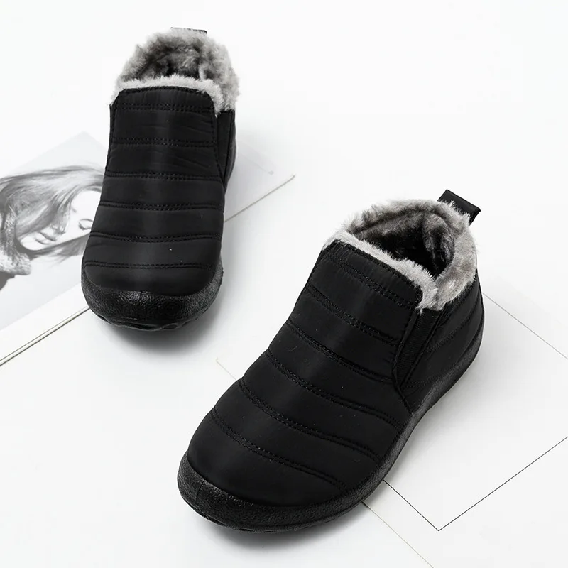 

Men Boots Men's Winter Shoes Warm Fur Snow Botas Hombre Lightweight Ankle Boots Chaussure Homme Winter Boots Men Casual Shoes