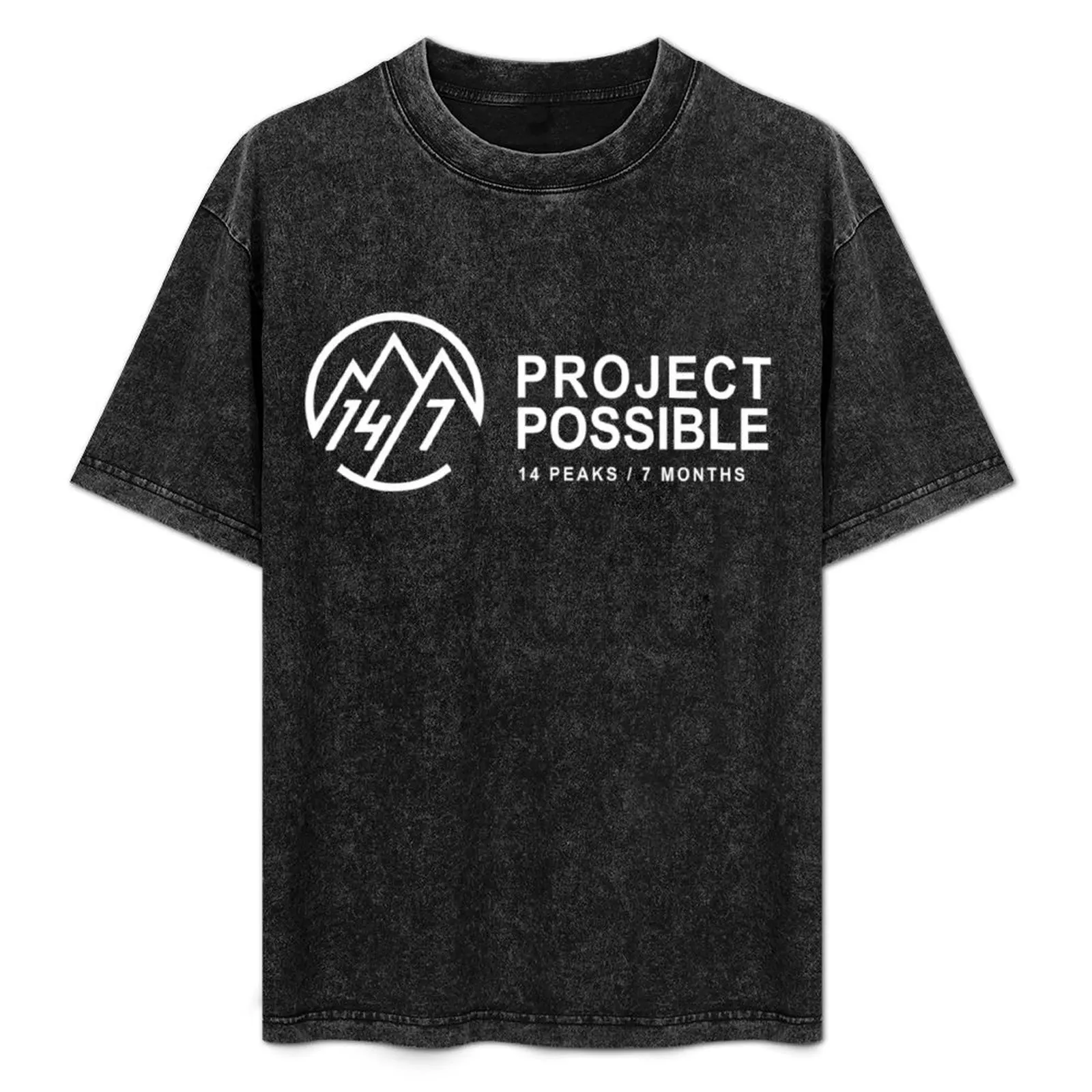 Футболка Project Possible-14 Peaks Nothing is Impossible роскошная футболка мужские футболки с