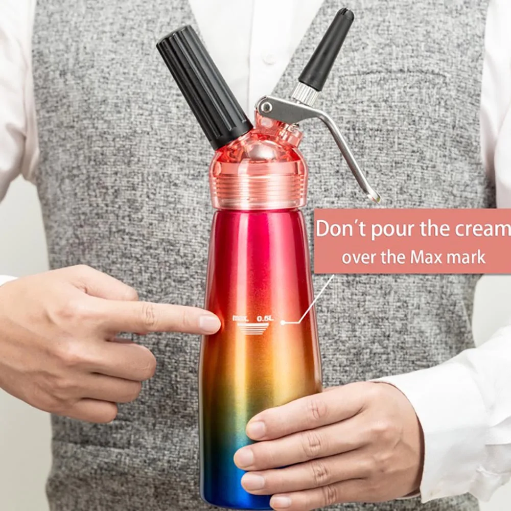 Дозатор для взбитых сливок-пищевой уровень нержавеющая сталь алюминий/различные