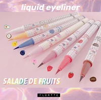 flortte fruit salad series color waterproof liquid eyeliner long lasting and non smudging easy to wear eye makeup cosmetics