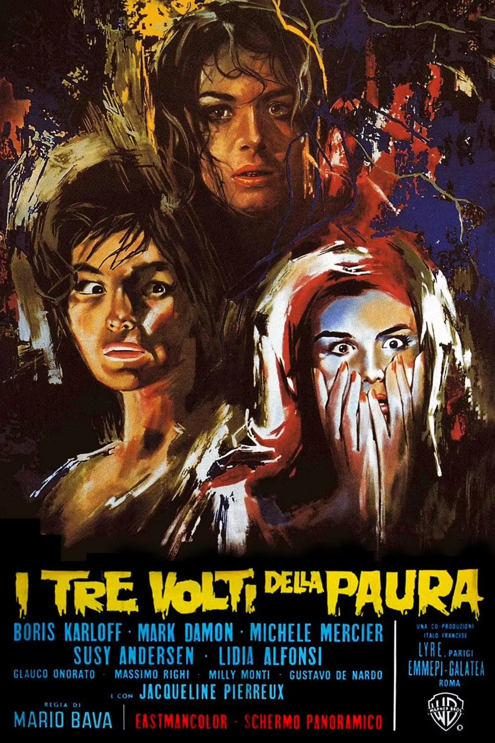 Шелковый плакат I tre volti della paura (1963) домашняя декоративная настенная живопись на