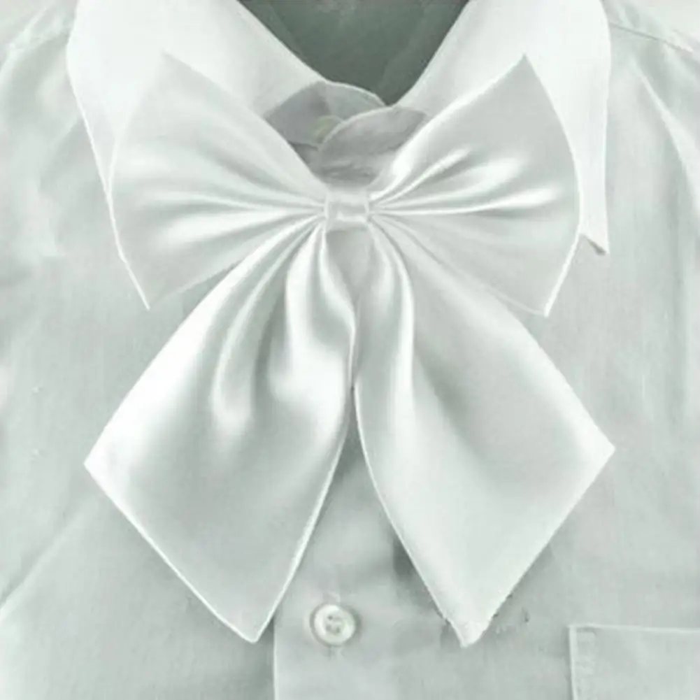 

Stylish Bowknot Collar Tear-resistant Blouse Necktie Breathable Formal Elegant Women Tie Decorative