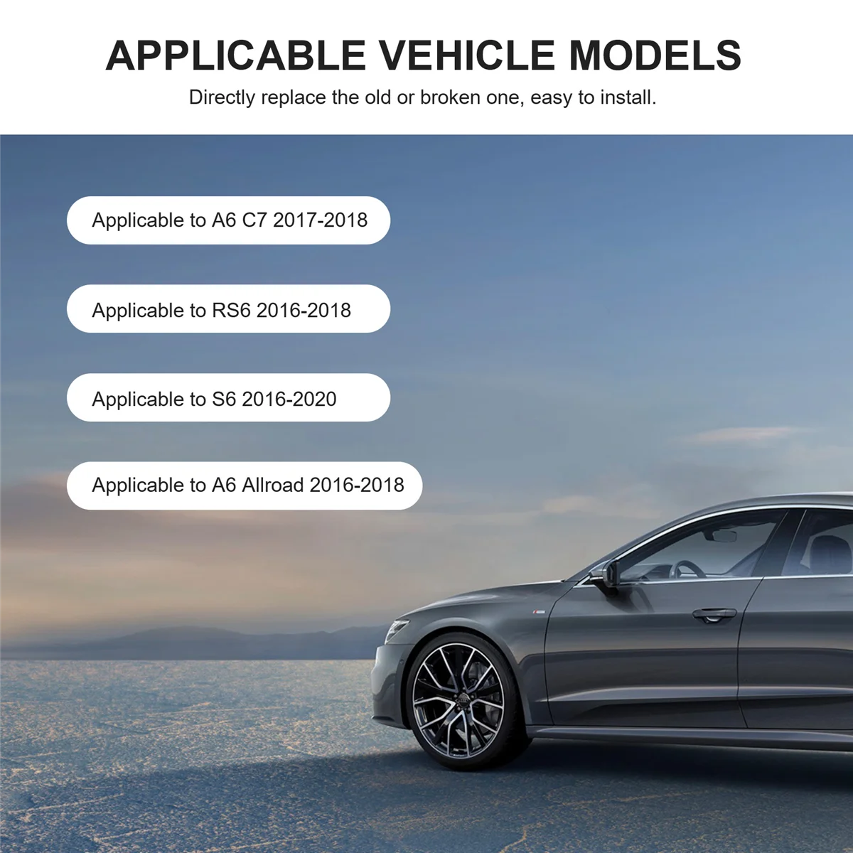 Форсунка омывателя лобового стекла L &amp R 4G0955987A / 4G0955988A для Audi A6 C7 Allroad S6 RS6 2016-2018