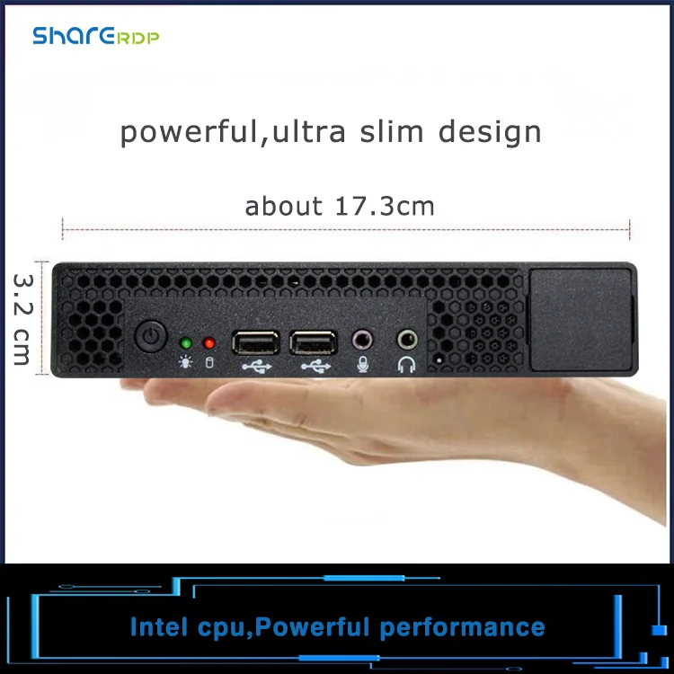 

Wholesale Low Power Core I3 I5 I7 Micro Computer Mini Pc Win Dows10 Linux Ubuntu 12V RS232 DDR4 Mini Desktop Computer for Office