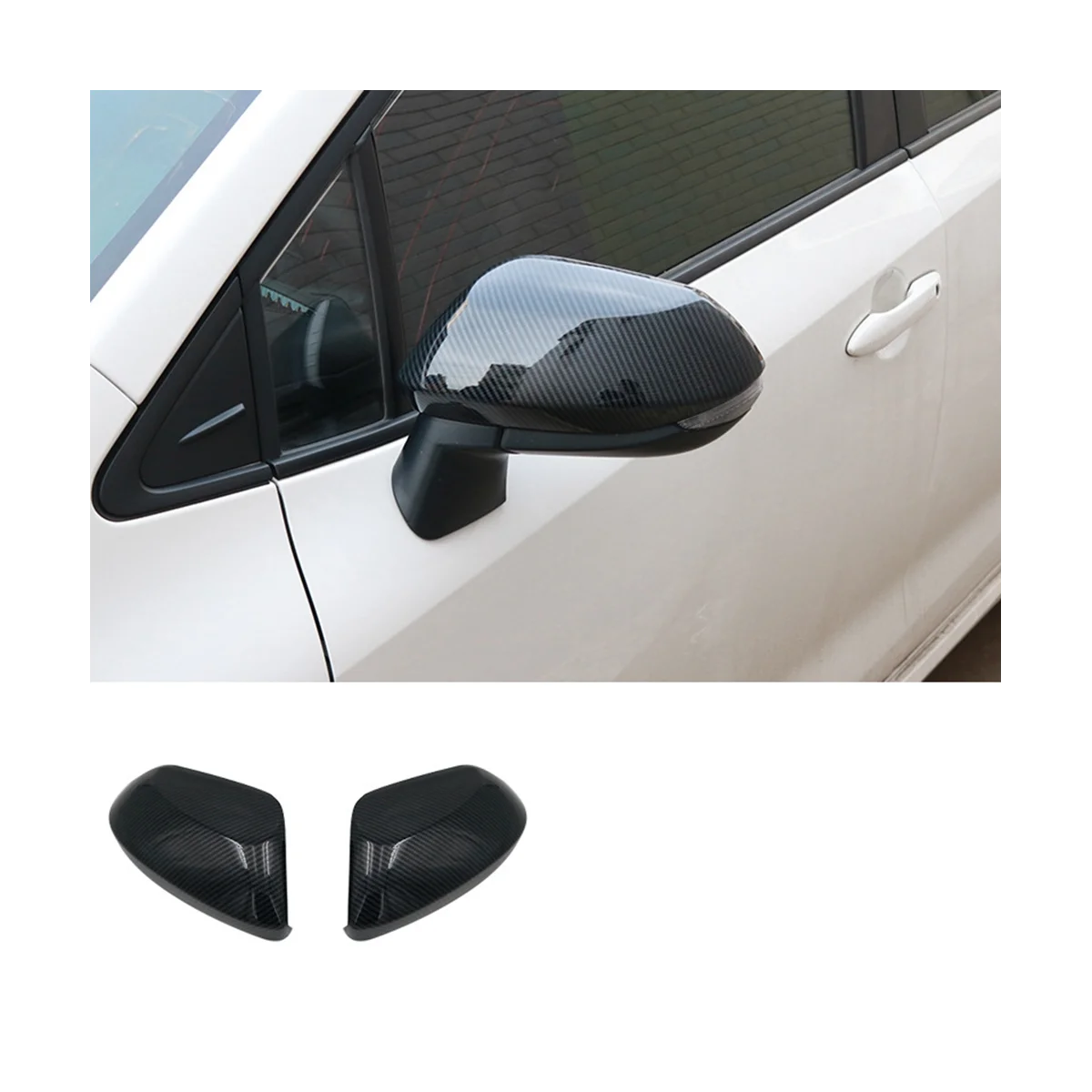 

New Car Rear View Mirror Housing for Toyota 2019-2021 Leyland Carbon Fiber Reversing Mirror Trim Cover