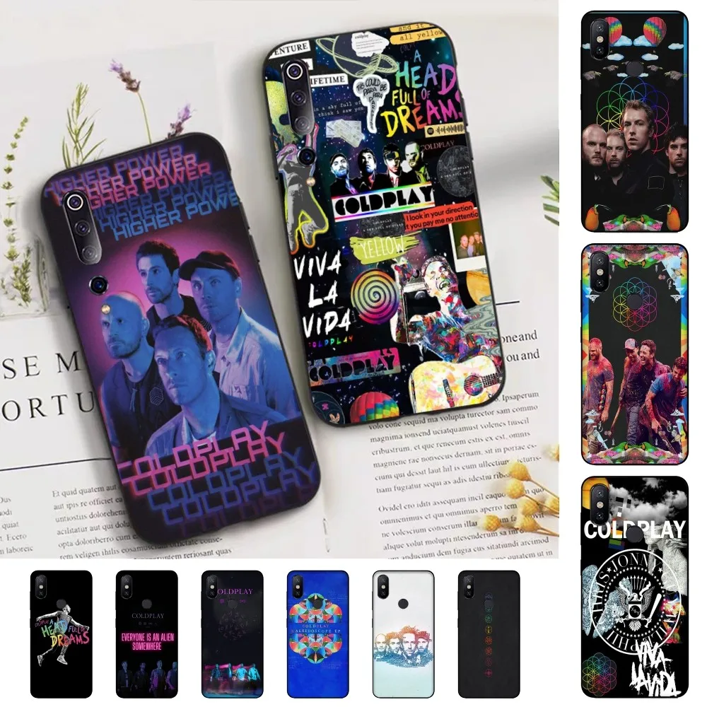 Famous C-Coldplay Band Phone Case For Xiaomi Mi 5X 8 9 10 11 12 lite pro 10T PocoX3pro PocoM3 Note