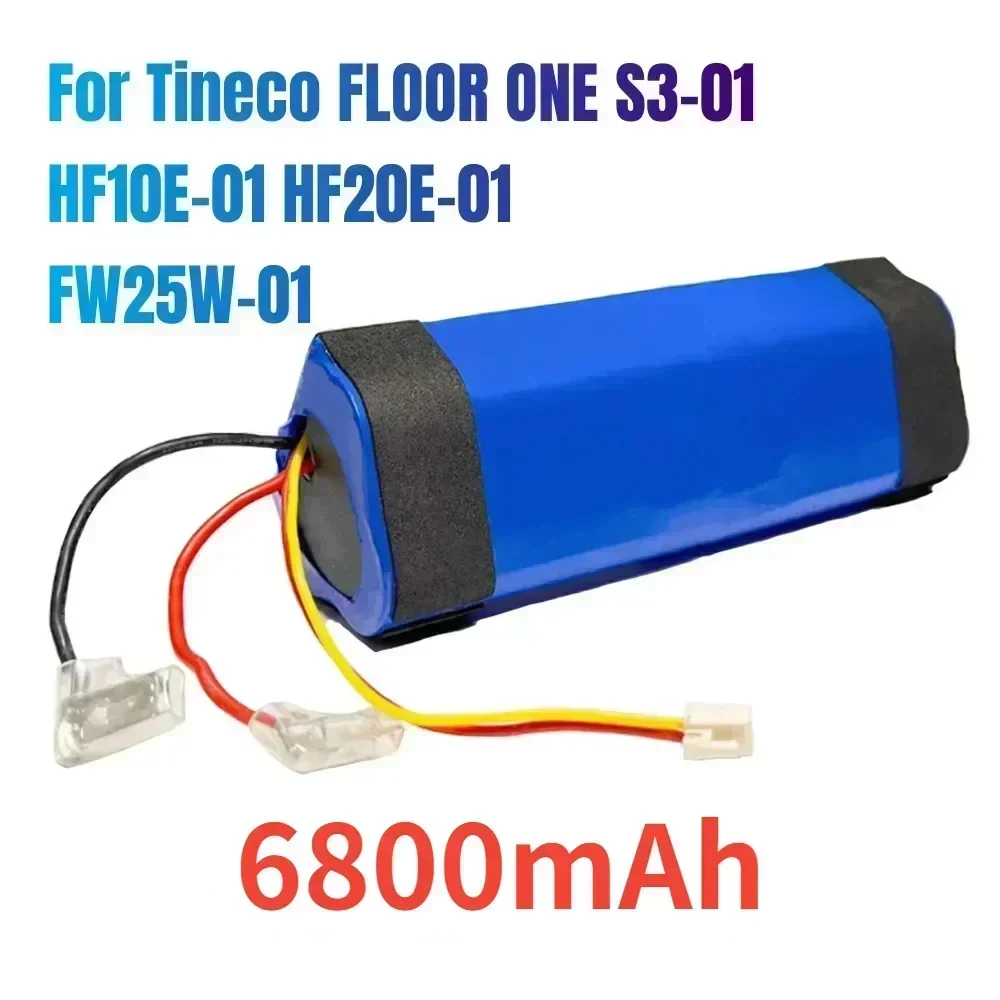 100% оригинал 12800 мАч для Tineco FLOOR ONE 1 0 FW25M-01 FW25W-01 FW09010ECN HF10E-01 HF20E-01 S3-01 аккумулятор