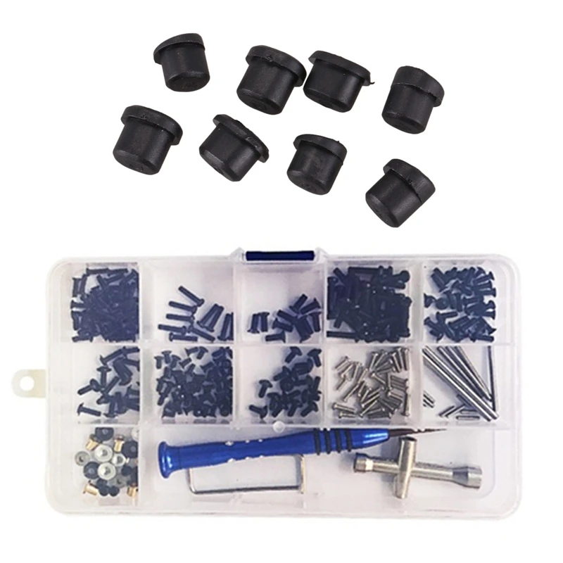 

2 комплекта запчастей для радиоуправляемого автомобиля: 1 комплект передних и задних поворотных кронштейнов и 1 набор винтов с плоской голов...