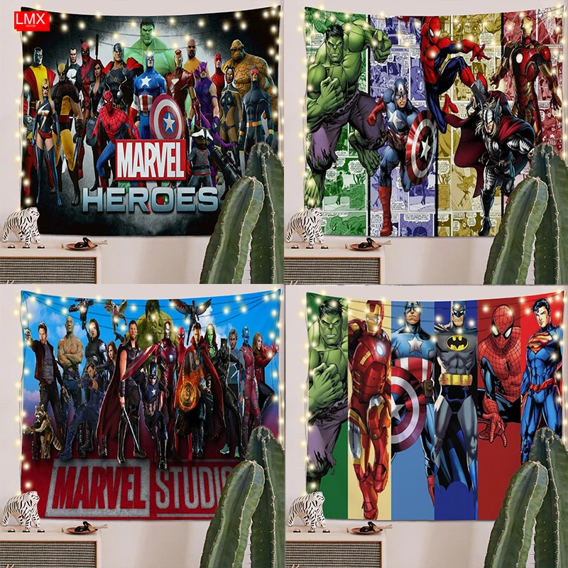 

абилен на стену Комиксы Marvel Мстители, гобелен, супергерой, фильм, финал, искусство, Мстители, ретро комиксы для детской комнаты, домашний дек...