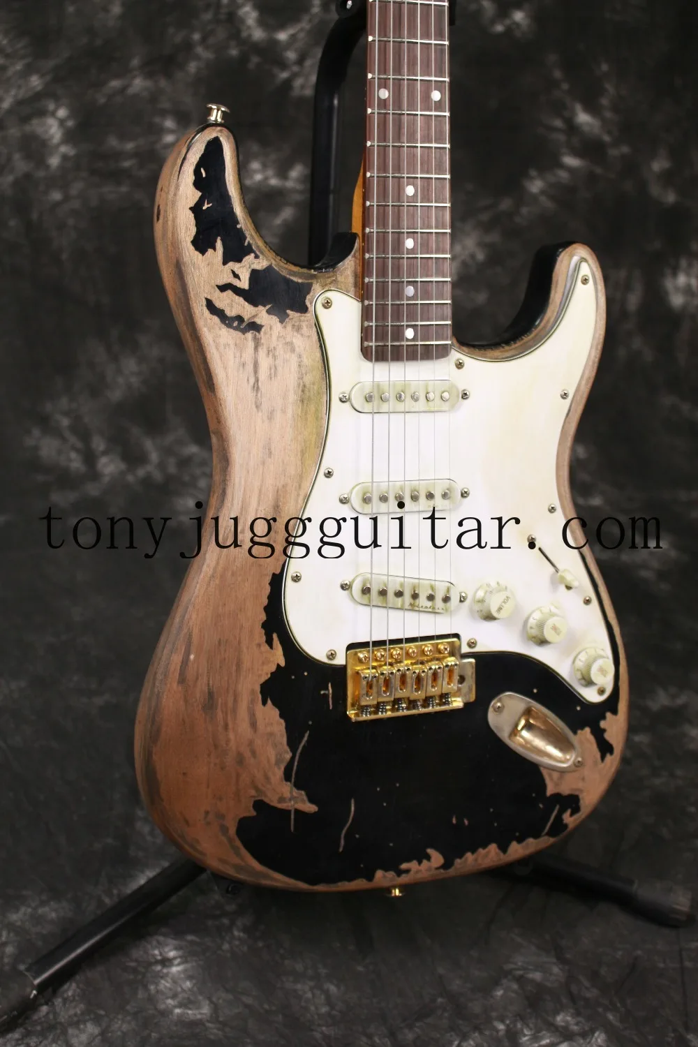 

Тяжелая реликтовая электрическая гитара John Mayer Strat, ограниченное издание, черная 1, Джон Круз, мастерстроированная, оборудование для пожилых,...