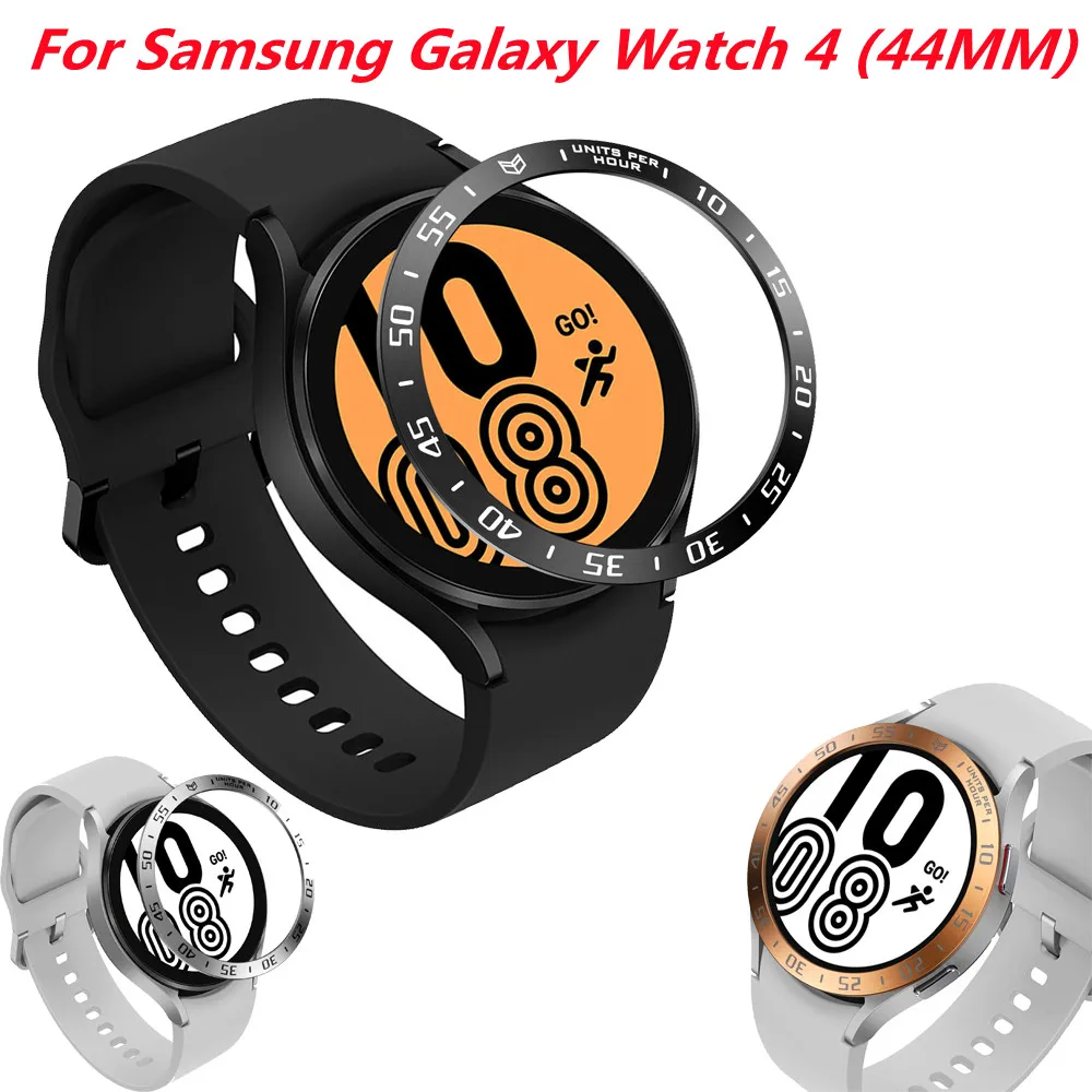 Aluminum Alloy Watch Bezel Frame Cover For Samsung Galaxy Watch4 40MM 44MM Anti Scratch Metal Ring Smart Watch Accessories