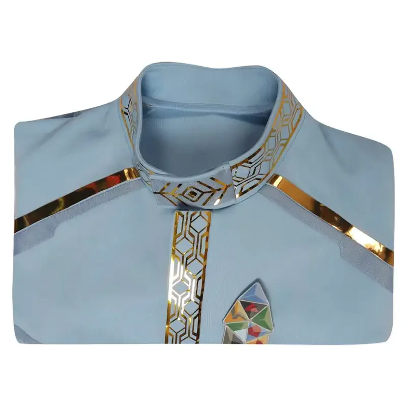 M Benga косплей фантазия синяя униформа ТВ странные новые миры костюм маскировка