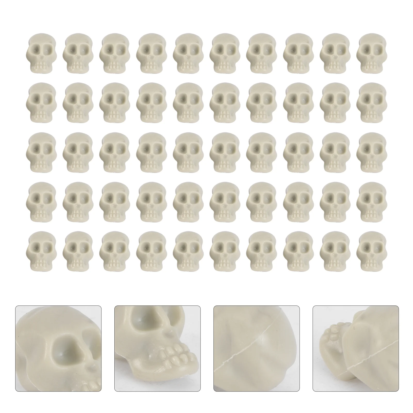 

50pcs Halloween Props Toys Funny Plastic Children Party Favors Tricky Toys DIY Gift Accessary