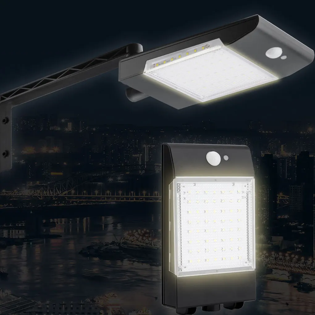 

Outdoor Solar Light with Pole Energy-saving 360° Swiveling Wall Lamp Fixture Courtyard Hallway Corridor Street Lighting